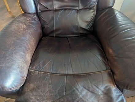Photo of free Lazyboy leather recliner (Riverside Drive) #1