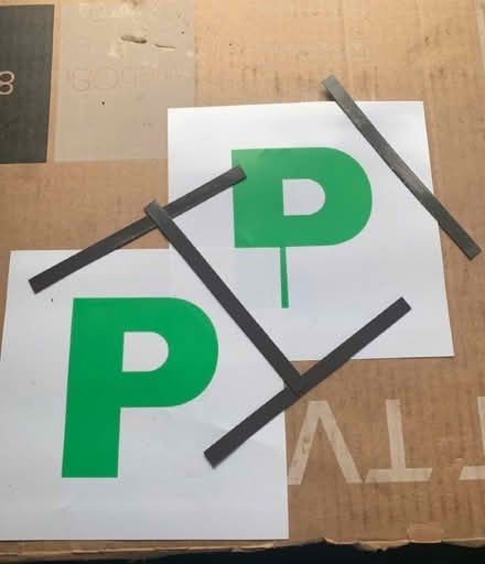 Photo of free Car P plates (Stafford ST17) #1