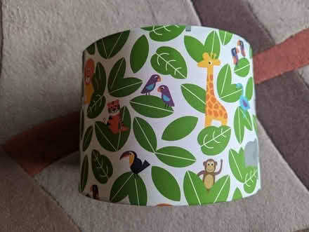 Photo of free Jungle theme curtains and lampshade (AB15) #2