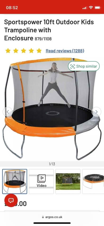 Photo of free 10ft trampoline (Moulsham CM2) #1