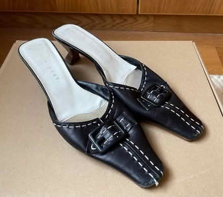 Photo of free Black leather mules. (Kingston TW11) #2