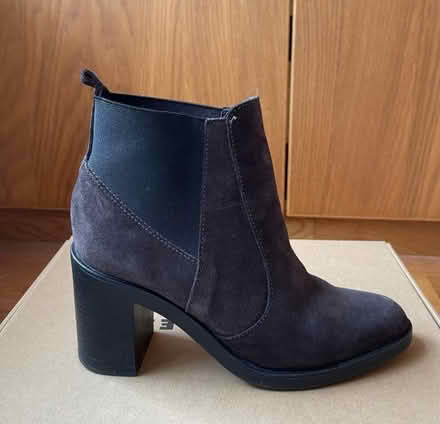 Photo of free Black suede ankle boots. (Kingston TW11) #2