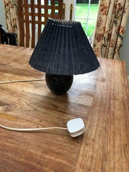 Photo of free Table Lamp in Blue (Coombe KT3) #3