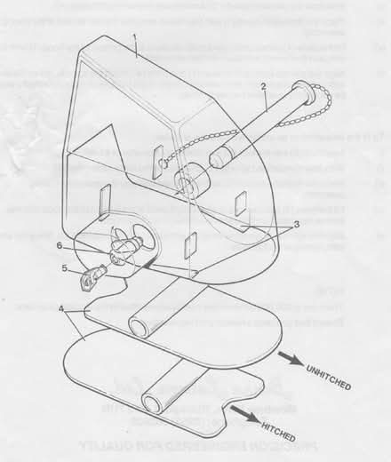 Photo of free hitch lock for caravan or trailer (Hampton Magna CV35) #2