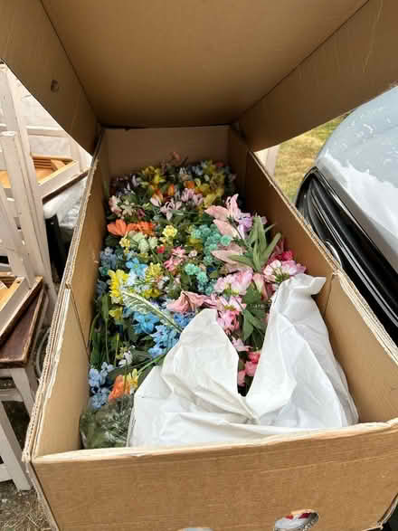 Photo of free Box of silk flowers (Bromley BR2) #1