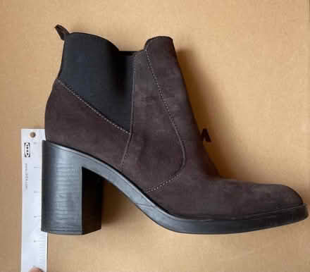 Photo of free Black suede ankle boots. (Kingston TW11) #3