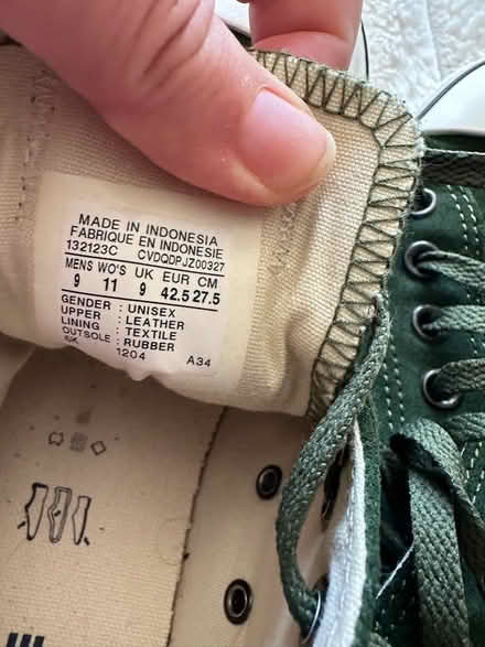 Photo of free Converse eur 42.5 (Leam Lane gateshead NE10) #2