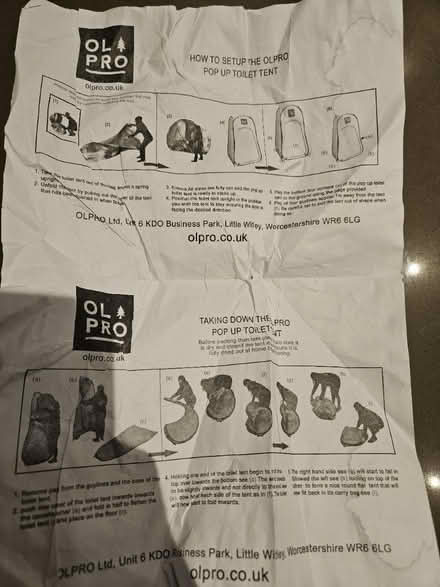 Photo of free Toilet/changing tent (Tower Hill/Shadwell) #3
