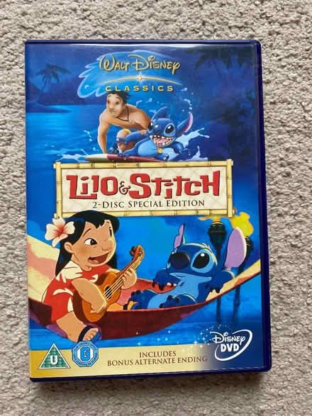 Photo of free Lilo and Stitch DVD (Tunbridge Wells S. TN2) #2