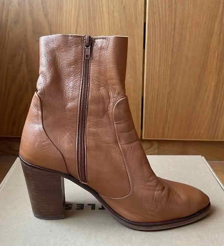 Photo of free Tan leather ankle boots. (Kingston TW11) #1