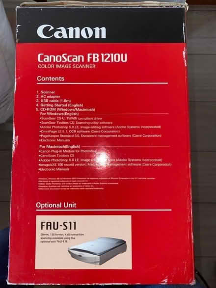 Photo of free CanoScan FB121OU flatbed scanner (Glenleigh Park TN39) #2