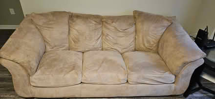 Photo of free Beige Couch (Barnes Mill Rd) #1