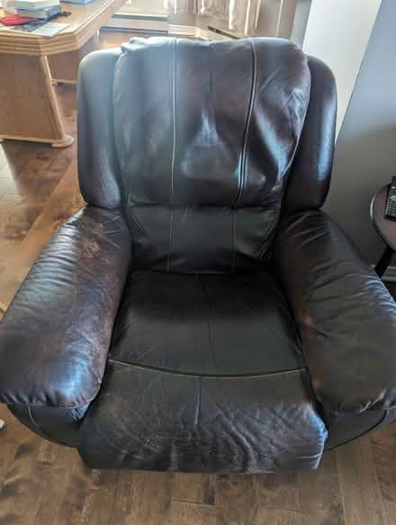 Photo of free Lazyboy leather recliner (Riverside Drive) #3