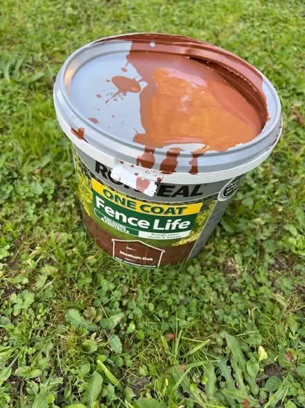 Photo of free 5L Ronseal One Coat Fence Lite - Medium Oak (Ewenny CF31) #1