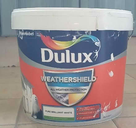 Photo of free Approx 1/3rd of a tub of Weathershield Brilliant White. (Newton Hill WF1) #1