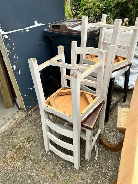 Photo of free Table & 4 shabby chic chairs (Bromley BR2) #2