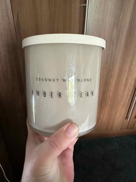 Photo of free Large glass candle 2 x gold hearts (Leam Lane gateshead NE10) #3