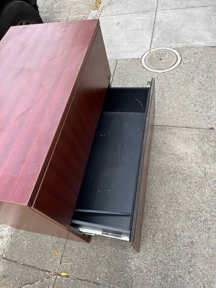 Photo of free Wood filing cabinet (Sea Cliff/Richmond) #2
