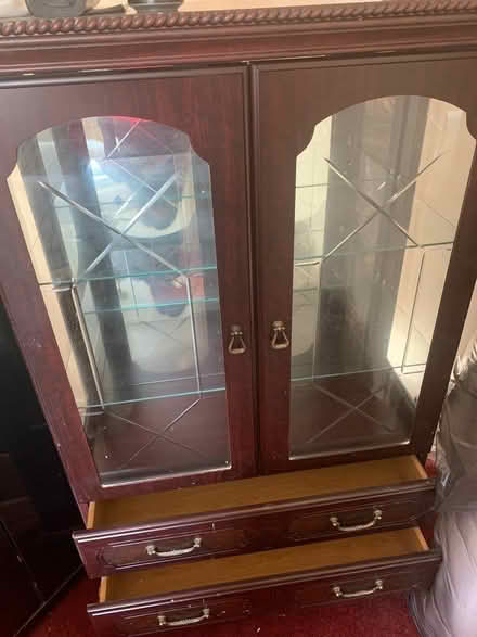 Photo of free Display cabinet with working lights (Bramley) #1