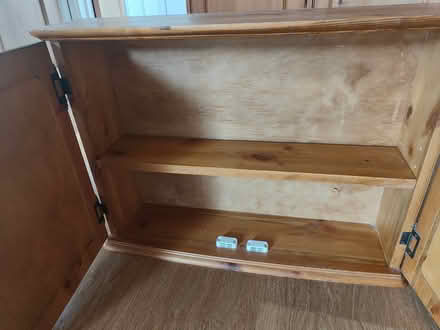Photo of free Pine bathroom cabinet (Near Wimborne Hospital BH21) #1