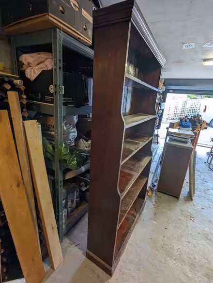 Photo of free Solid hardwood bookcase (Royston) #1