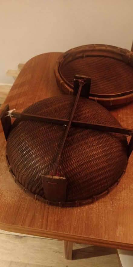 Photo of free Woven basket with lid (Crouch End N8) #3
