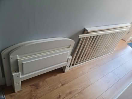 Photo of free Cot bed, mattresses and sheets (SW16) #1