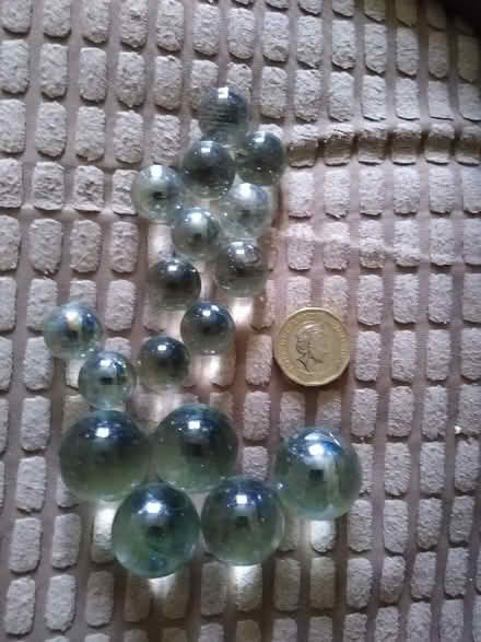 Photo of free Round clear glass marbles (Tunbury Wood ME5) #1