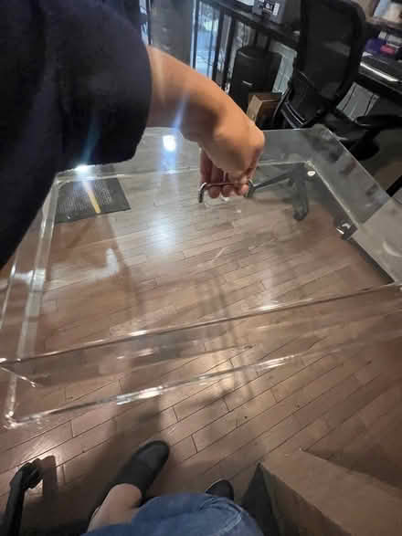 Photo of free Clear plastic lid for food platters (Williamsburg) #1