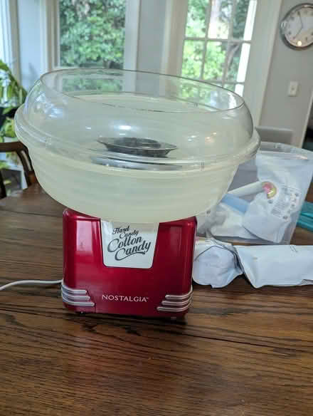 Photo of free Cotton candy machine and supplies (Sandy Springs) #2