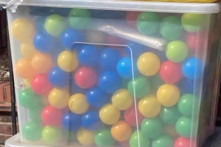 Photo of free plastic balls and number squares (Croydon) #1
