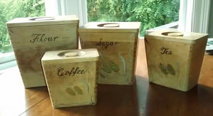 Photo of free Set of wooden storage boxes (Pollokshields G41) #1