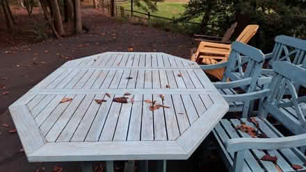 Photo of free Outdoor Patio Table & 4 Chairs (Fairfax Station) #1