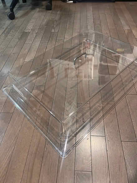 Photo of free Clear plastic lid for food platters (Williamsburg) #2