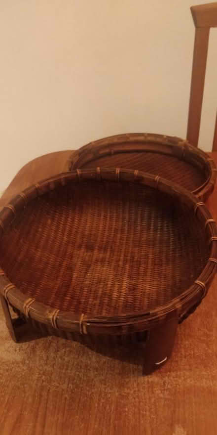 Photo of free Woven basket with lid (Crouch End N8) #2
