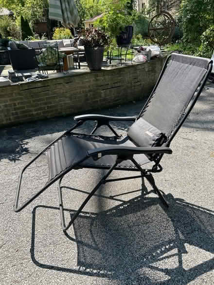 Photo of free Folding Zero-Gravity lawn chair (NW Evanston) #1