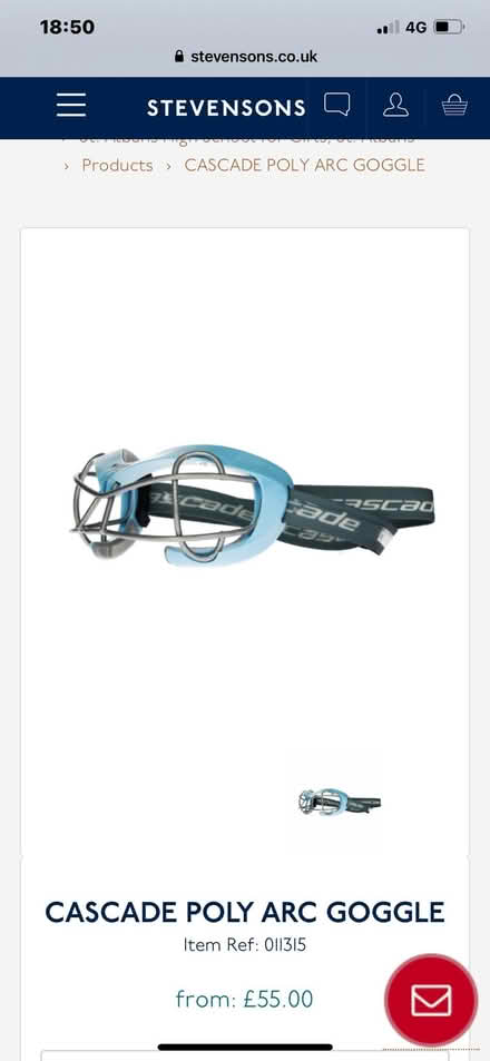 Photo of Lacrosse goggles (Hatfield) #1