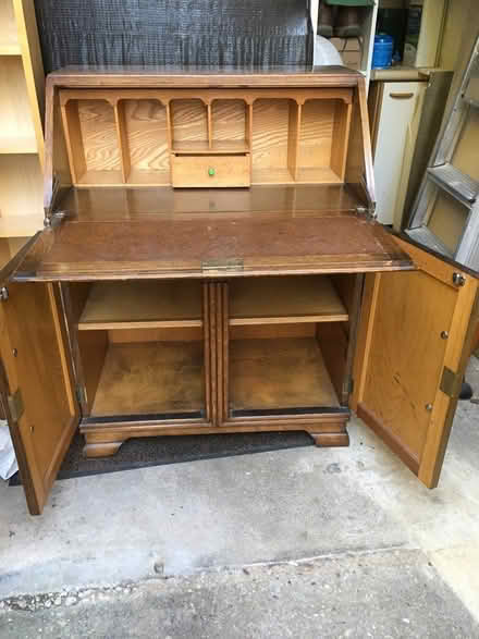 Photo of free Wooden bureau (Summertown- OX2) #1
