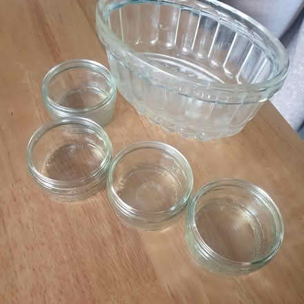 Photo of free Jelly mould and a few glass pots (Letchworth SG6) #1