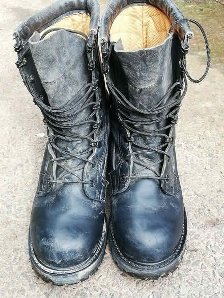Photo of free Size 6 British Army Boots (Bronllys) #1