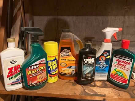 Photo of free Various Car Cleaning Products (Sleepy Hollow by 72 & Randall) #1