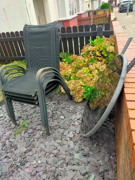 Photo of free Garden table and chairs (Poulton CH44) #1