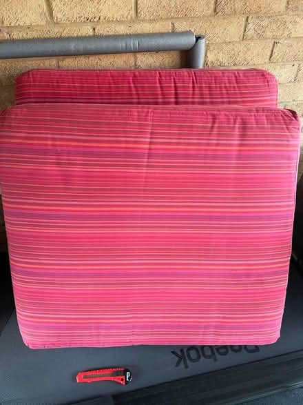 Photo of free Old sofa foam cushions x 2 (Emerson Valley MK4) #1