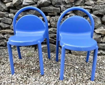 Photo of free 2 IKEA children’s plastic chairs (Grassington BD23) #1