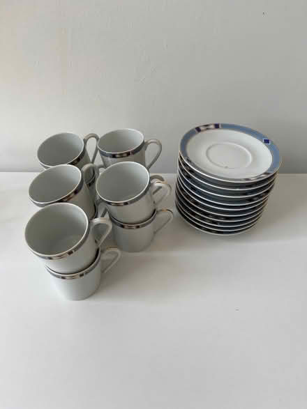 Photo of free 10 cups and saucers set (M14 Fallowfield) #1