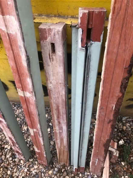 Photo of free hardwood door frame sections (Watford Heath WD19) #3