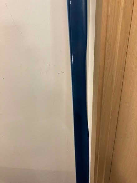 Photo of free 2, 72" blue metal bin rails (Canyon Park Business complex) #2