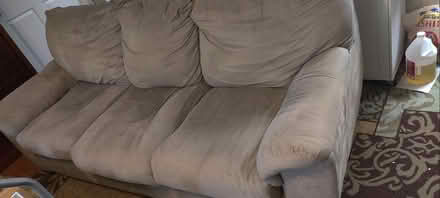 Photo of free Microfiber couch/sofa (Tuckerman Ln) #1