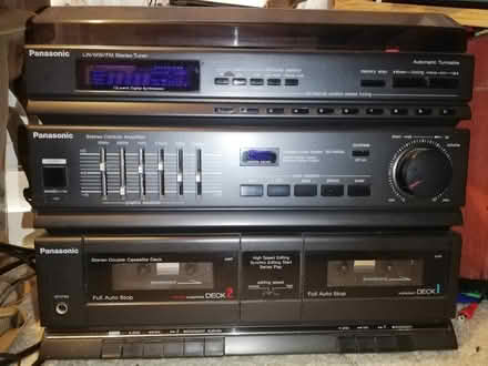 Photo of free Old Panasonic stereo system (Bronllys) #1