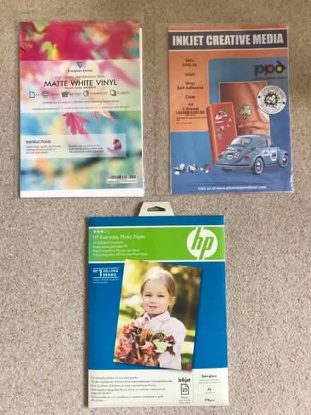 Photo of free Special paper for inkjet printers (Craig-y-don LL30) #1